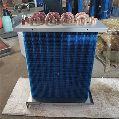 Oxygenerator Blue Copper Tube Алуминиева ребра Кондензатор