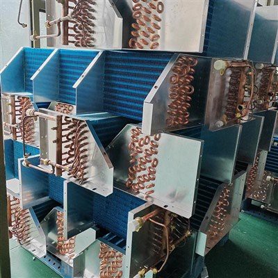 Хладилна сушилня Кондензатор с ребра от медна тръба